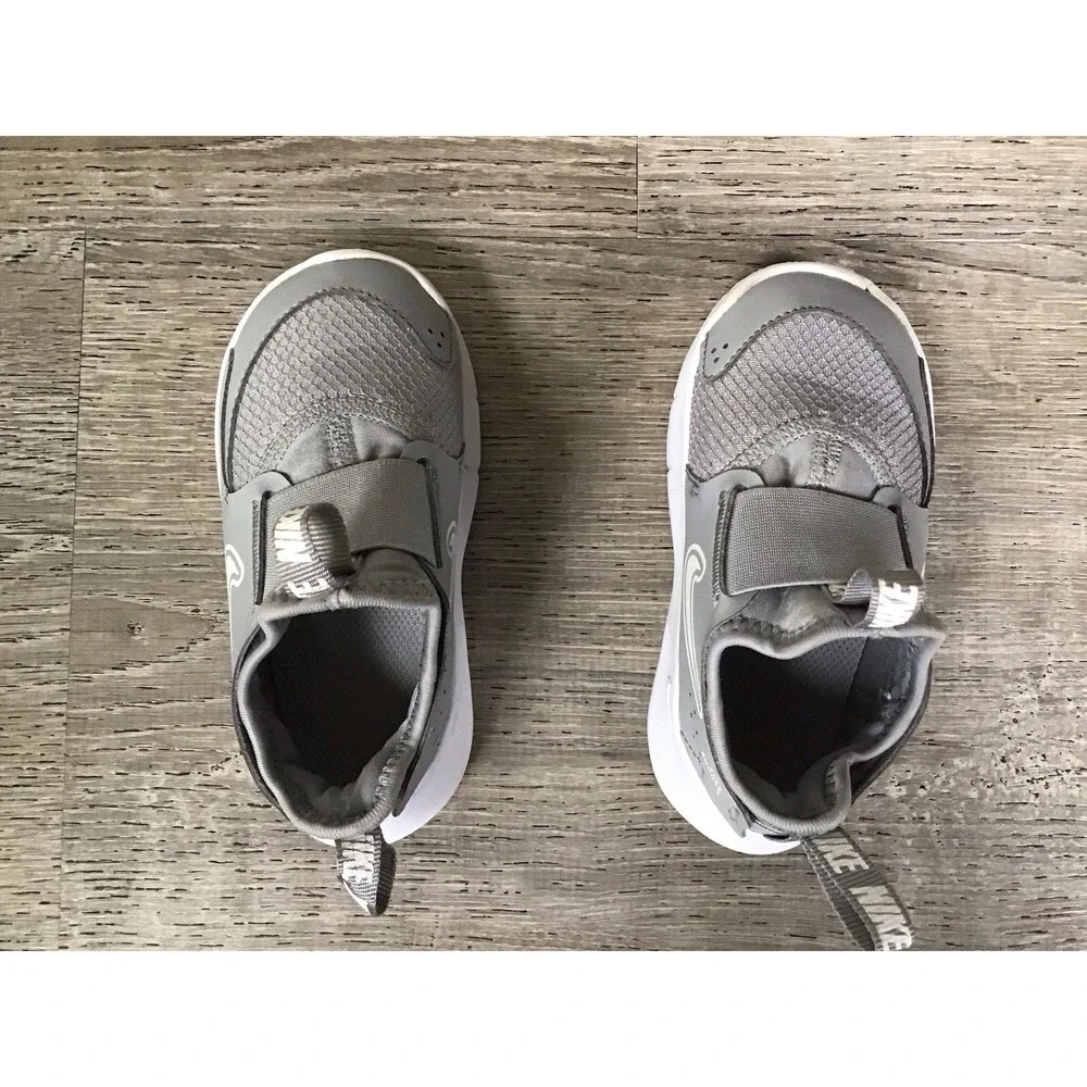 Nike Flex Runner 3 (TD) Gray/White FN1478-001 Baby Size 7C Toddler Sneakers